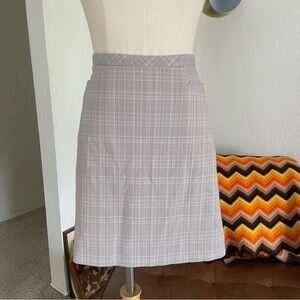 Vintage 1990s Esprit De Corp Preppy Plaid Mini Skirt